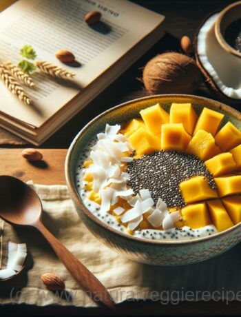 Tropical Mango Coconut Chia Pudding