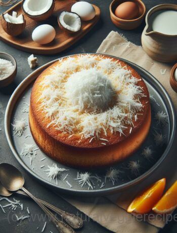 Eggless Coconut Cake Recipe | Desiccated Coconut Sponge Delight